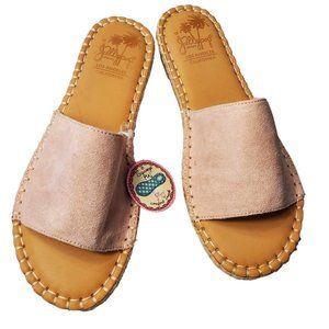 Jellypop | Faux Suede Slides | Pink | 8.5 M